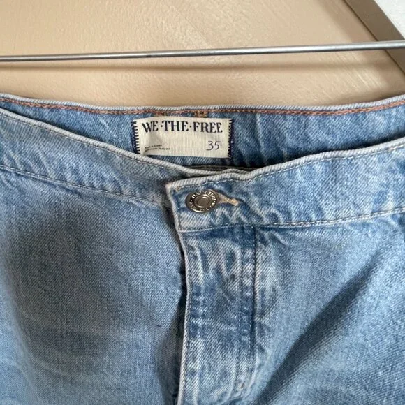 COPY - Free People We the Free CRVY Venus Barrel Jeans sz 35 - Picture 4 of 8
